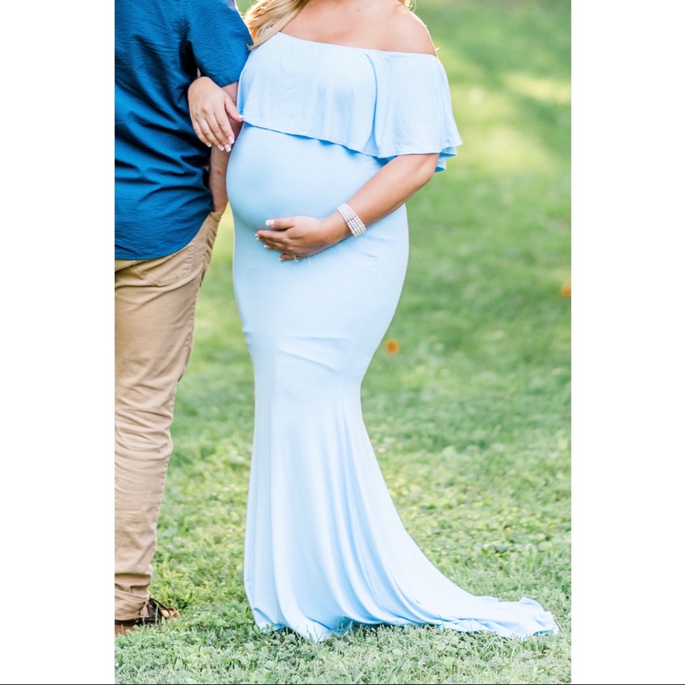 Pinkblush Maternity Photoshoot Maxi Dress